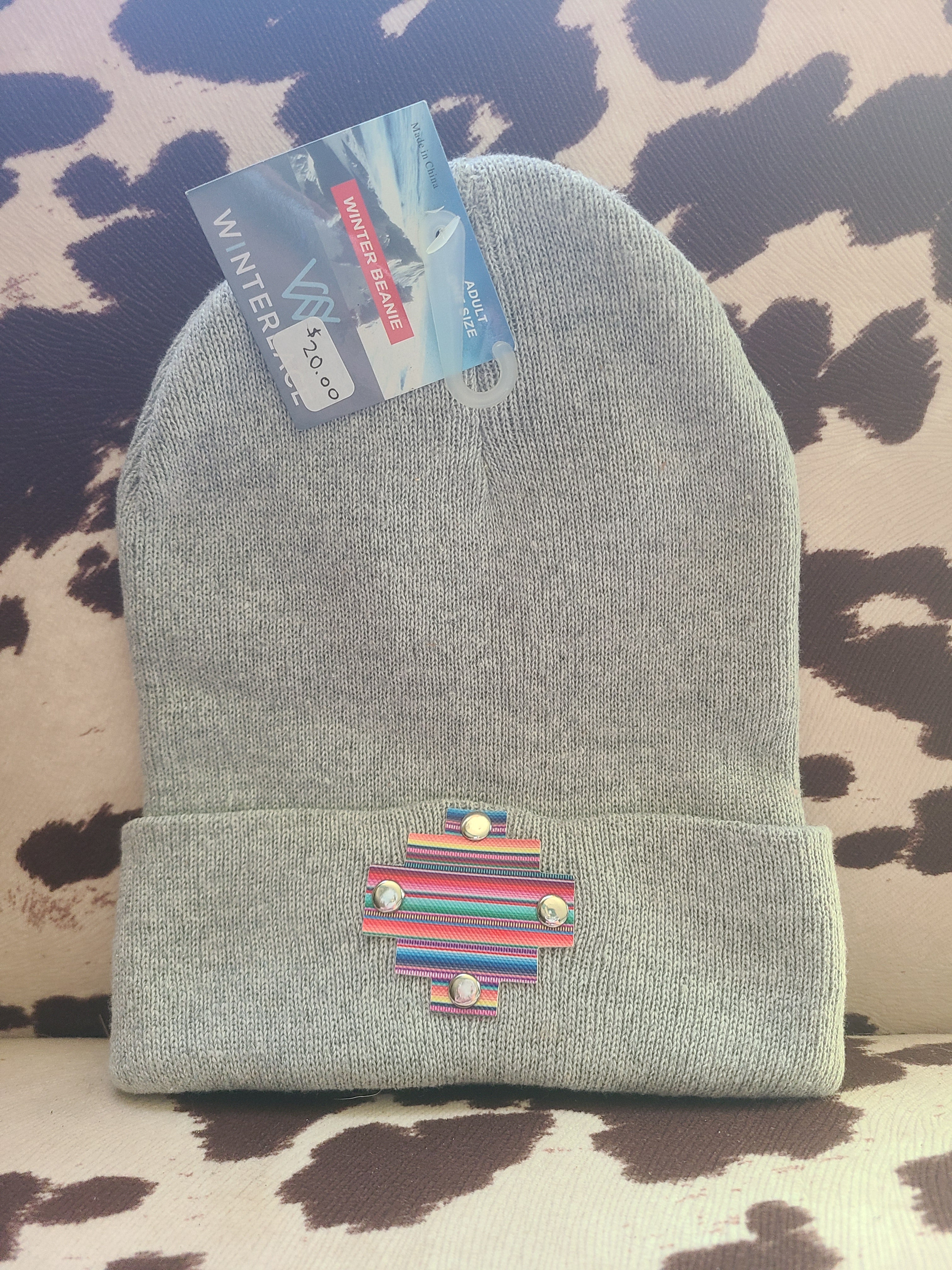 Patterned Beanie