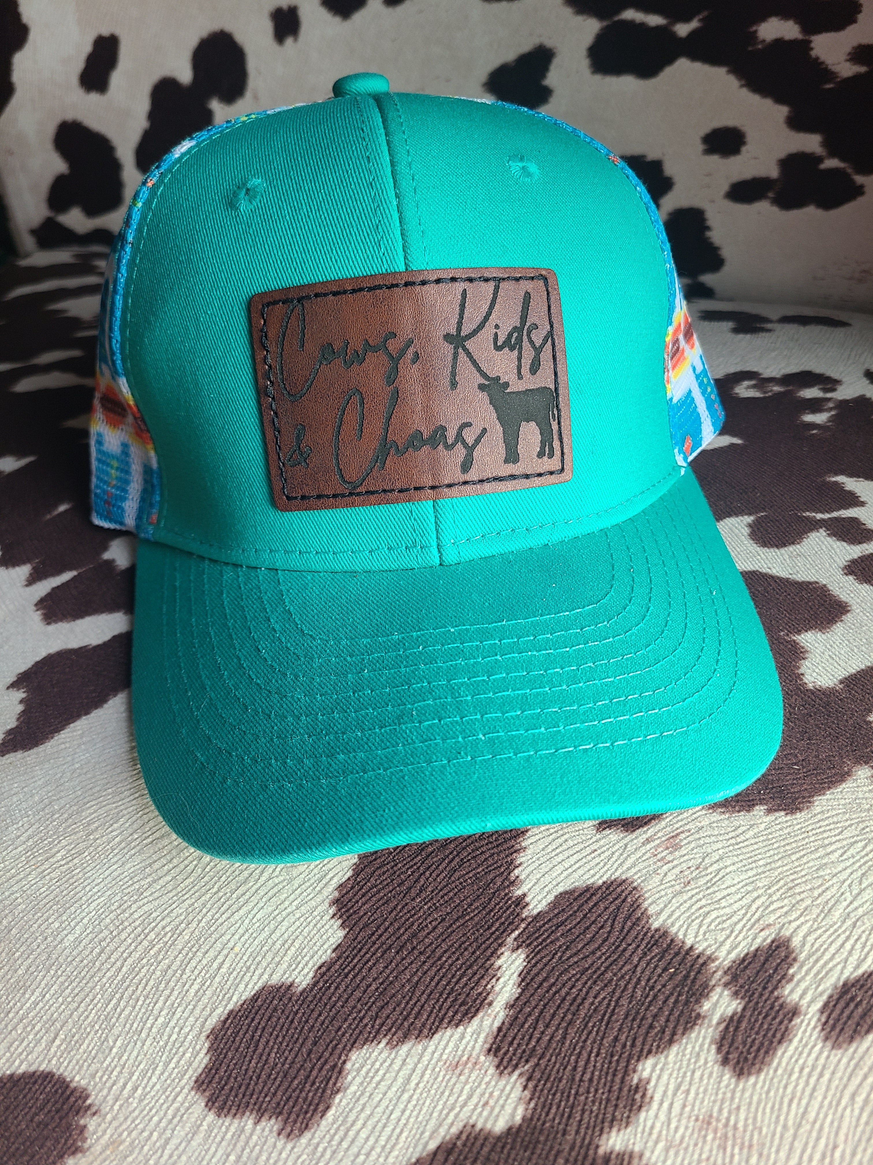 "Cows, Kids, & Chaos" Trucker Hat