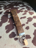 Faux Leather Keychain