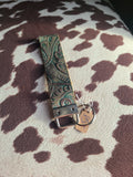 Faux Leather Keychain